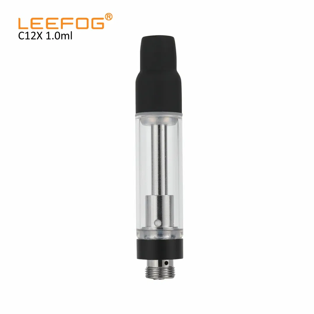 Alibaba 1688 Vape Wholesale Leefog 0.5ml 1ml Empty Wape Cartridge 510 Thread Battery Vaporizer (C12X)