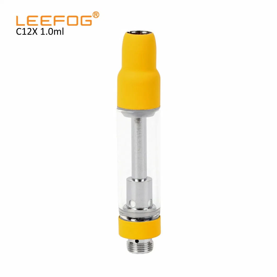 Alibaba 1688 Vape Wholesale Leefog 0.5ml 1ml Empty Wape Cartridge 510 Thread Battery Vaporizer (C12X)