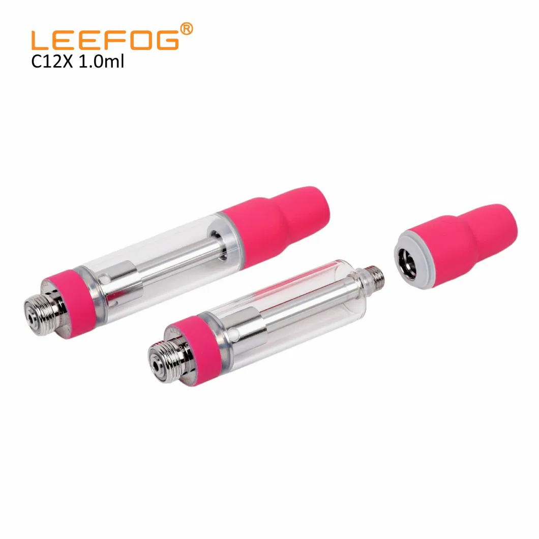 Alibaba 1688 Vape Wholesale Leefog 0.5ml 1ml Empty Wape Cartridge 510 Thread Battery Vaporizer (C12X)