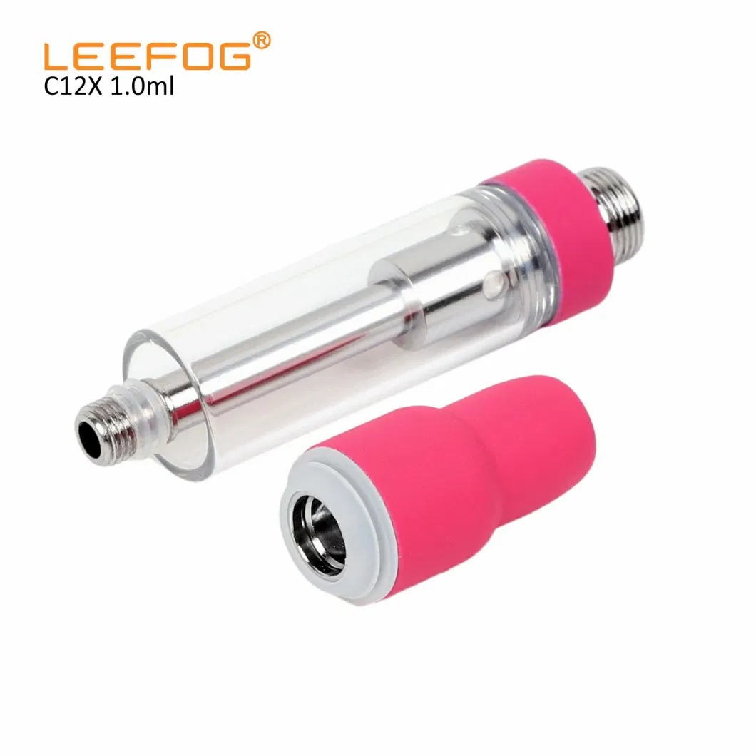 Alibaba 1688 Vape Wholesale Leefog 0.5ml 1ml Empty Wape Cartridge 510 Thread Battery Vaporizer (C12X)