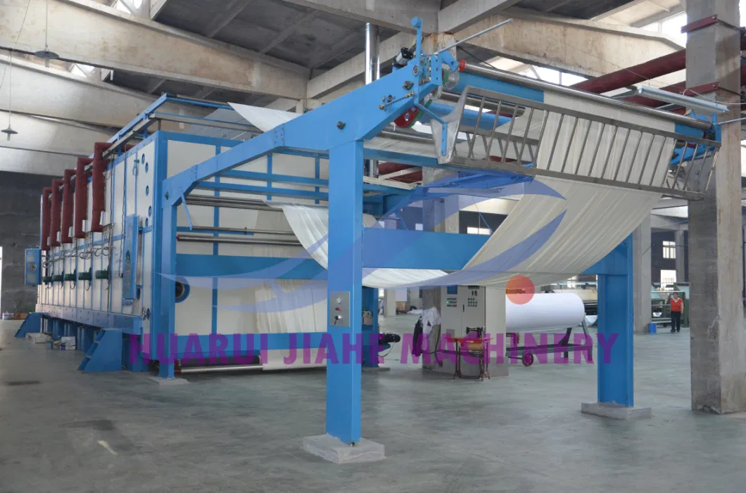 Continuous Large Production Fabric Steamer Machine, Fabric Steaming Machine to Fix Color After Printing Process