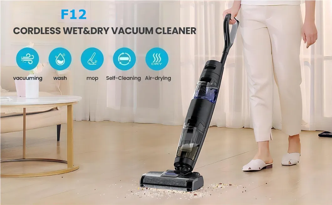 Powerful Multi Large Capacity Dirt Tank Cordless Wet-Dry Vacuum Cleaner