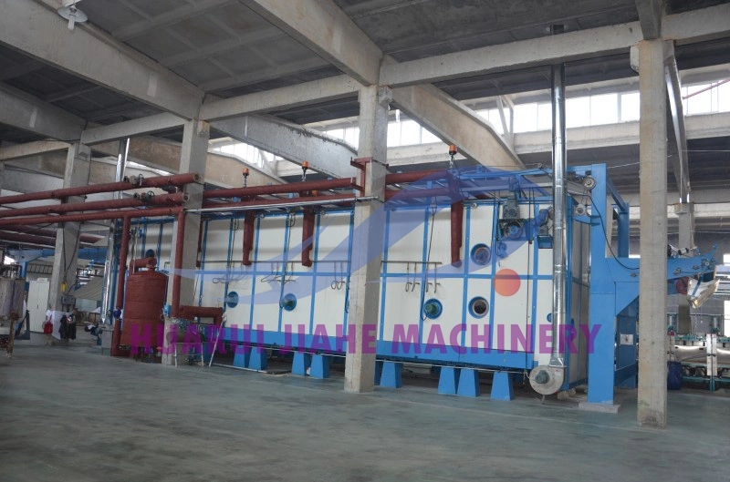 Continuous Large Production Fabric Steamer Machine, Fabric Steaming Machine to Fix Color After Printing Process