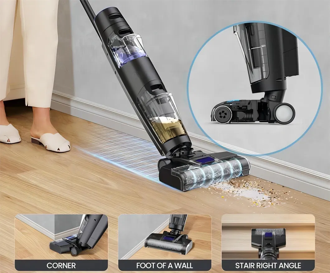 Powerful Multi Large Capacity Dirt Tank Cordless Wet-Dry Vacuum Cleaner