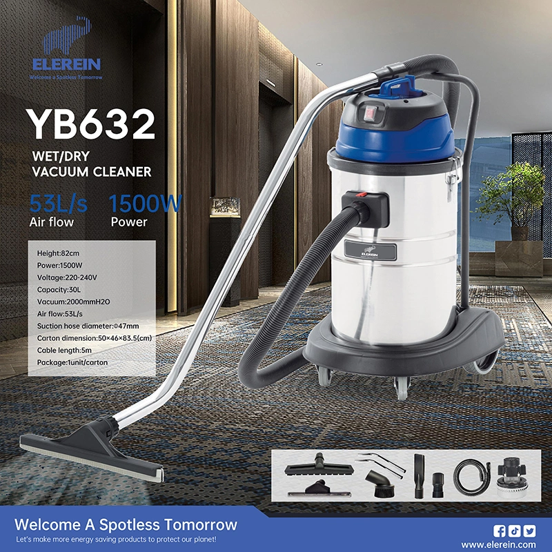 Yb632 30L Wet/Dry Vacuum Cleaner for All Kinds of Debris and Particles