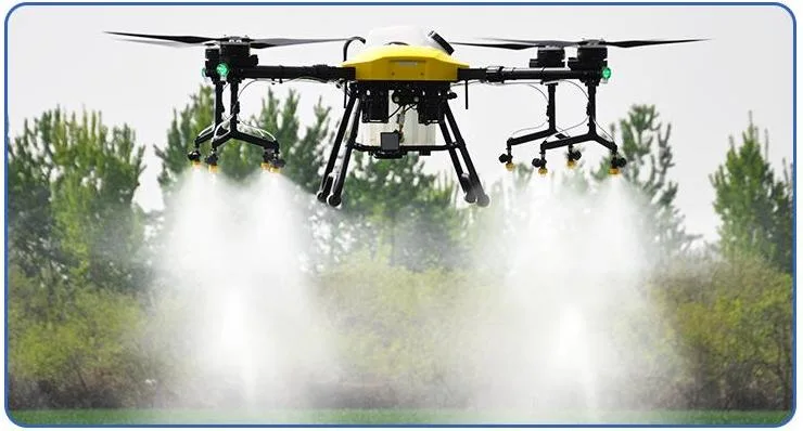 16L Agricultural Fumigation Spraying Drones for Paddy Fields