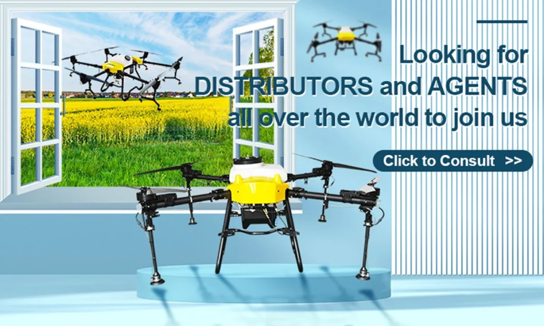 18ha/Hr High Work Efficiency Herbicides and Pesticides Fumigation Spraying for Crops and Fruit Trees Strong and Durable Agricultural Sprayer Drones