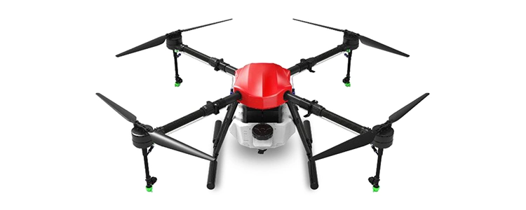 Export Large Volume 10 Kg Payload Power Agriculture Spray Uav 10 Litre Agriculture Spraying Drone Price 4 Nozzles Remote Control Agricultural Drone with GPS