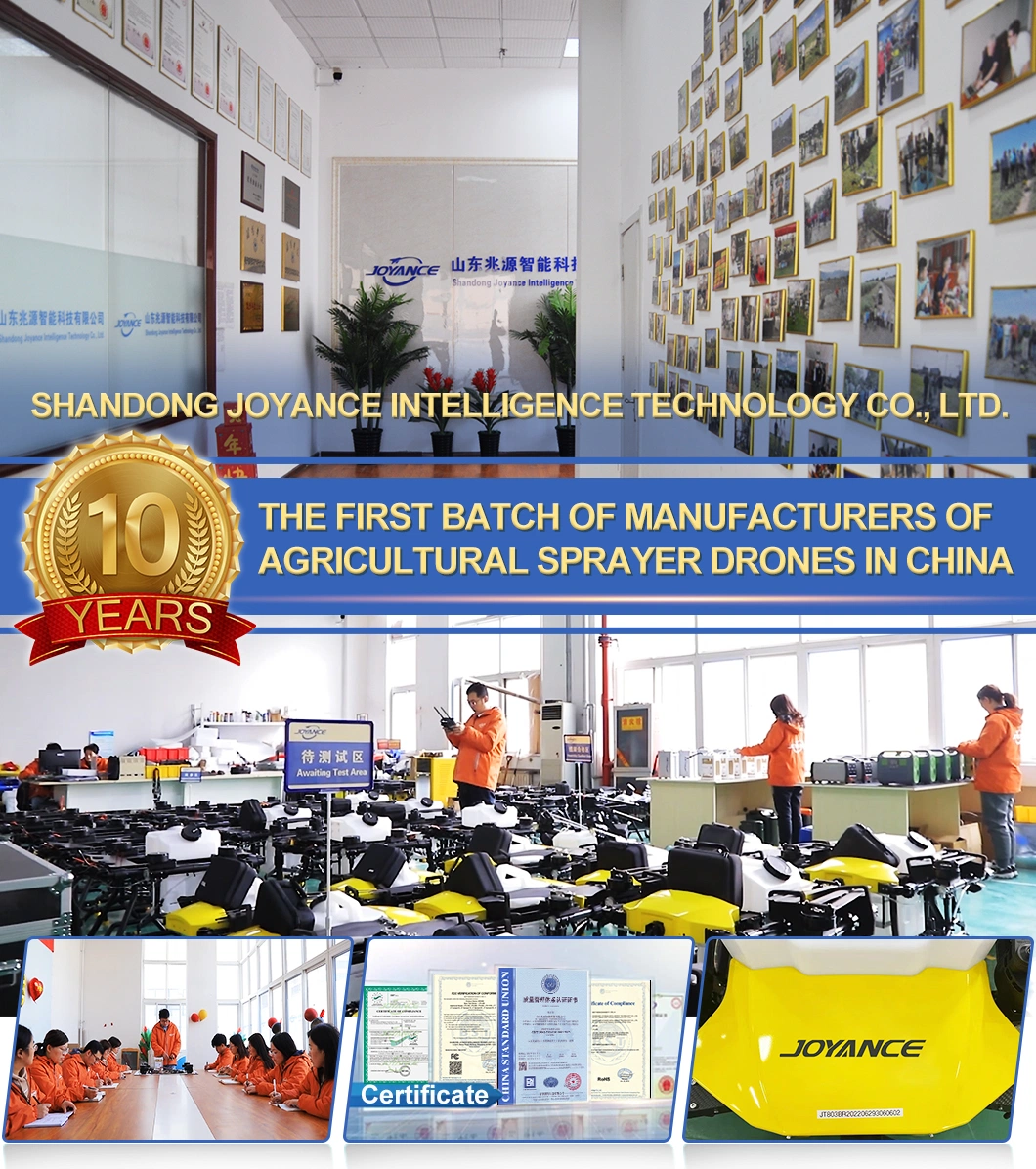 Joyance 20lt Agricultural Fumigation Drone Prefesstional China Factory OEM Drone Supplier with Best Spraying Drone Quality and All-Life After-Sales Services