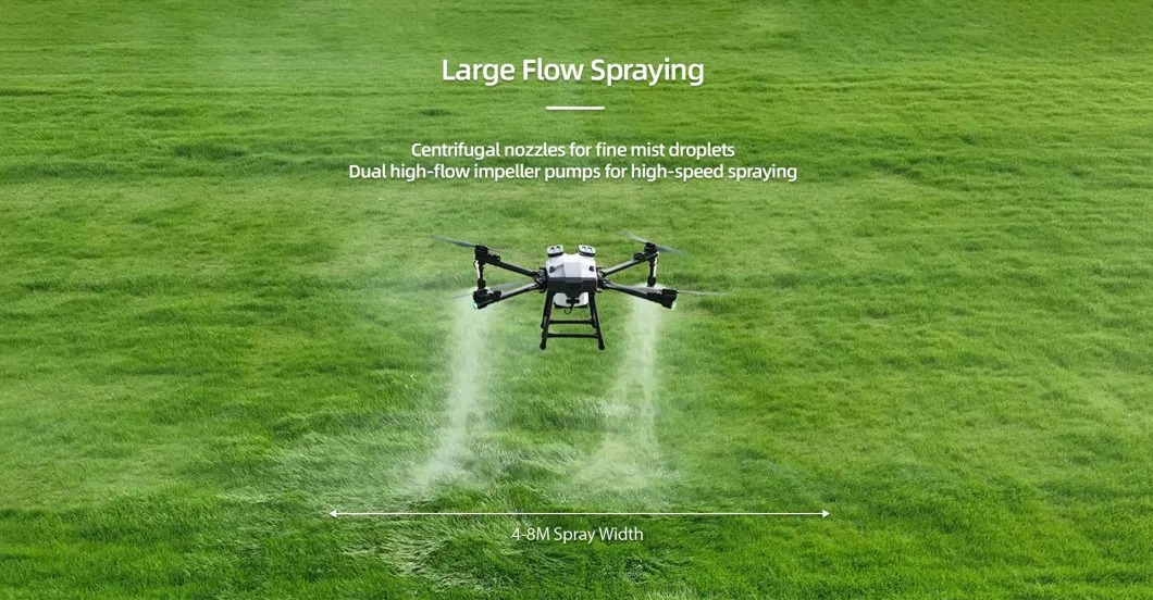 Made in China Farm Crop Sprayer Hf C30 C50 4 Axis Agro Drone Fumigaz Pulverizador Plant Protection Drone with Centrifugal Spraying Nozzle