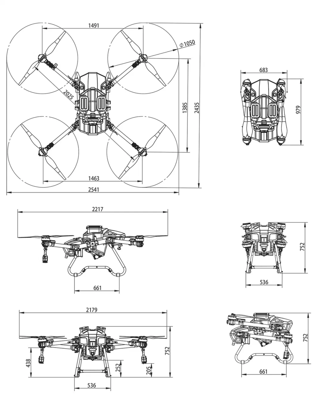 Hongfei C30 C50 Control Remoto Drones PARA Fumigar Mapeo Precio Colombia Brazil Ecuador Spain Argentina Fumigador Agriculture Drone for Agricultural Use