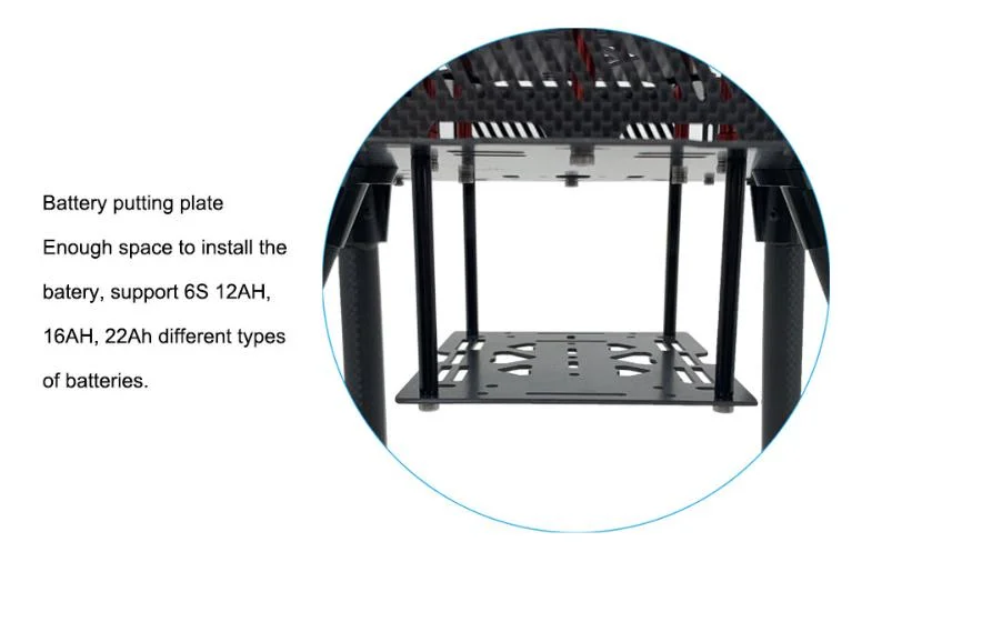 Support Customization 750mm Wheelbase Agriculture Drone Frame Kit Foldable and Detachable Professional Uav Drone Body Frame