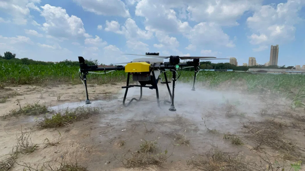 Big Dron Agr&iacute; Cola Con Sistema De Extensi&oacute; N, Drone Cuadric&oacute; Ptero Con Pulverizador, Agricultura, Dji T40