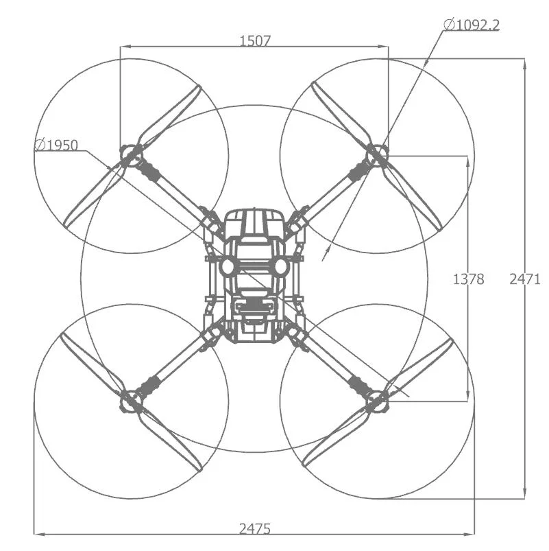 High Efficiency Easy to Operate 3 Years Warranty Joyance 10/16/20/30/40L Agricultural Sprayer Drone From Direct Drone Manufacturer with Competitive Price