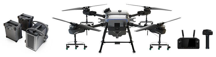 Powerful and Easy-to-Operate RC Agricultural Farming Spraying Plant Protection Uav Professional Drone