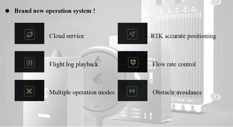 Factory Price Cleaning Drone Sprayer Agriculture Spraying Spreader Drone in Fertilizer Spreader Drone