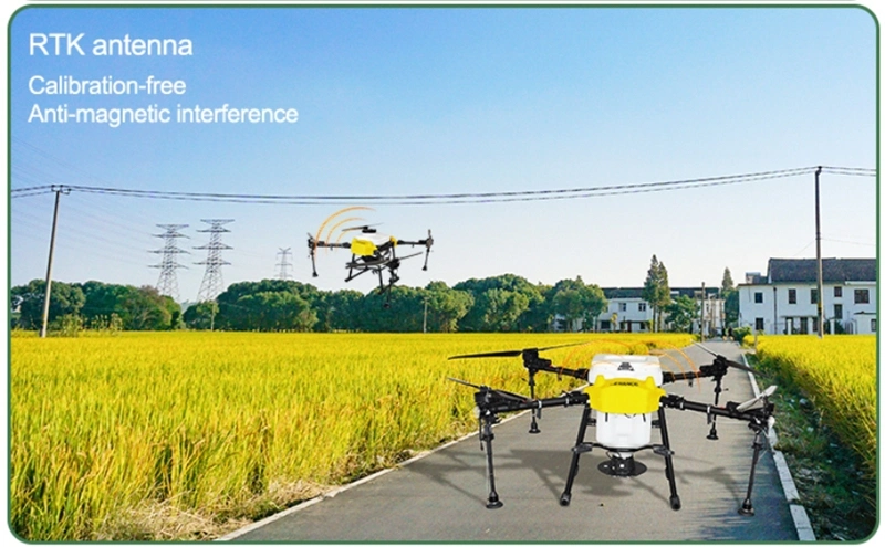 Smart Agricultural Pesticides Spraying UVA Sprayer Automatic Spraying in Large Fields Quick and Effective Pest Control Agriculture Machine 40liter Sprayer Drone