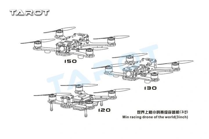 Tarot 130 Fpv Racing Drone/Set Tl130h1 Multi-Copter Frame