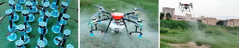 Gasoline Electric 16L 60L Hybrid Agricultural Equipment Spray Drone for Agriculture Use Petrol