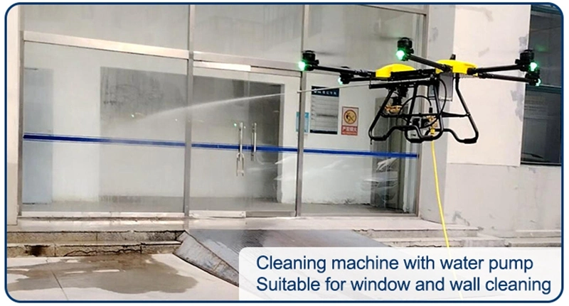 Flying at a Height of 2000 Meters High-Rise Building Cleaning Water Spray Cleaning Machine Washing Drone with Factory Price From Joyance Tech