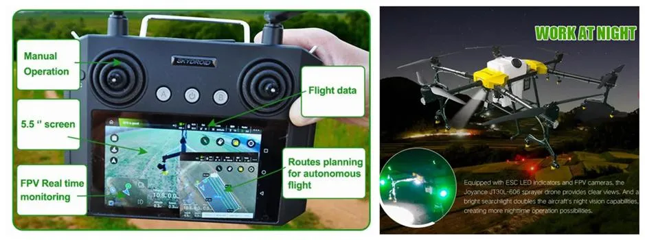 Remote Control Fly with GPS Plant Protection Pest Control Uav Sprayer Agras 10L 16L 30L 40L Agricultural Sprayer Drone for Mexico Farms