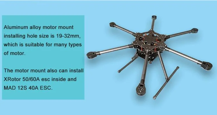 Agriculture Uav Drone Frame Kit Supplier Full Waterproof Body Convenient Uav Body Foldable Accessories