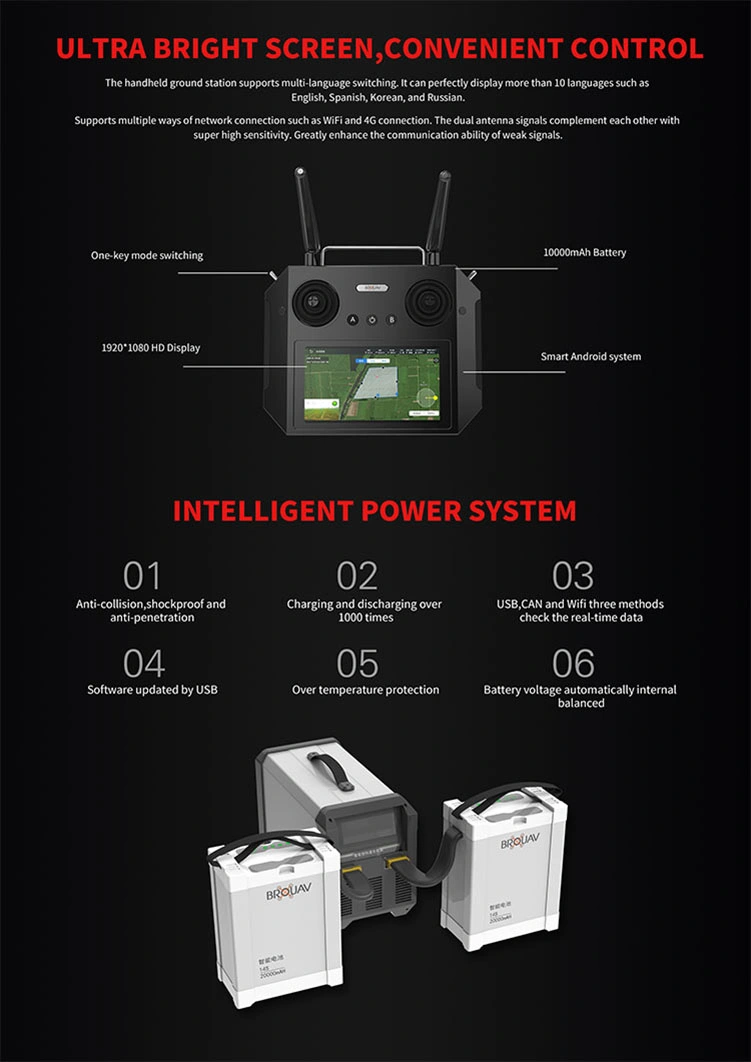 The Most Efficient 16 Liters Uav Agricultural Drone Sprayer