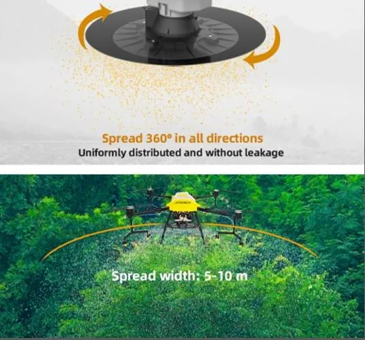 Drone Agriculture Spray 16liters Agricultural Fumigation Pesticides Spraying Uav Sprayer with Fpv Camera