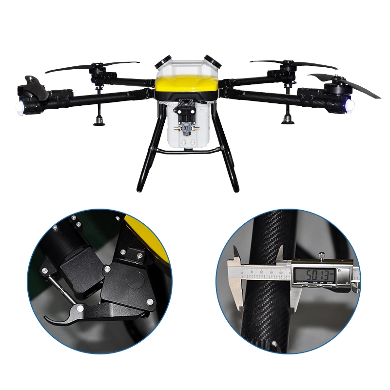 Agriculture Sprayer Professional Drone with Front Fpv Camera and GPS Suitable for Large Farm Use Pesticides Spraying and Seed Fertilizer Spreading