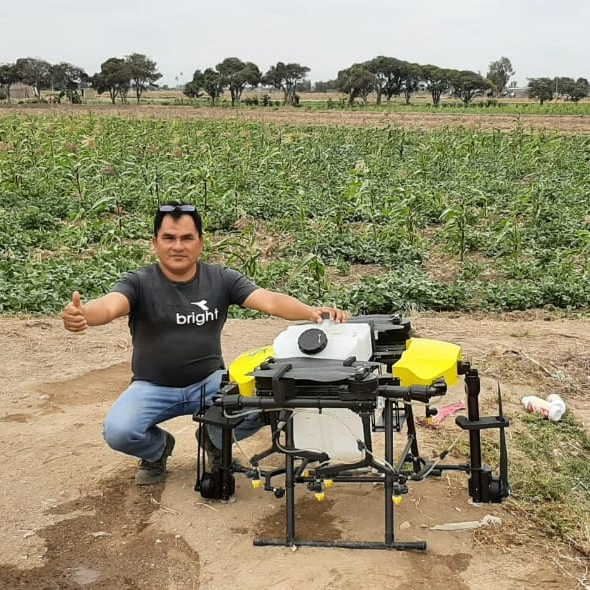 Agriculture Sprayer Professional Drone with Front Fpv Camera and GPS Suitable for Large Farm Use Pesticides Spraying and Seed Fertilizer Spreading