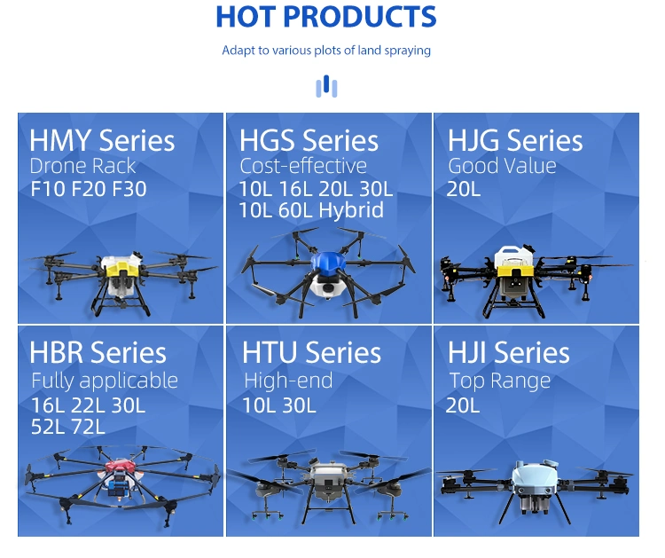 12 Ha/H T30 Dron Fumigador Crops Pesticide Spray Spread 40 Kg 30L Water Tank Large Capacity Agricola GPS Agriculture Spraying Drone for Peru Chile Colombia