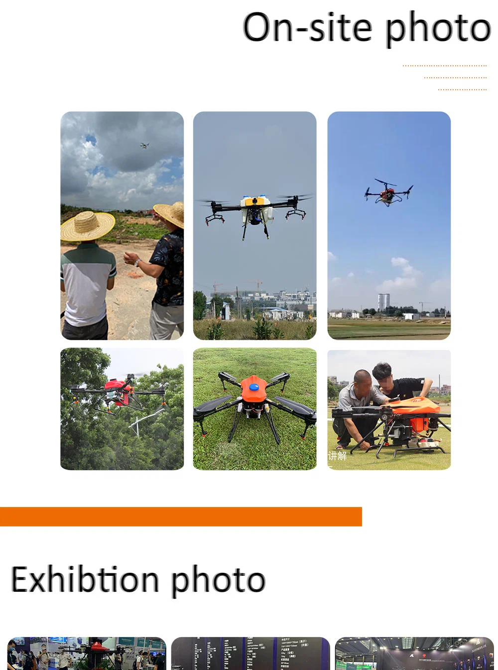 Six-Axis Agricultural Uav Spray Long Flight Time 30L Water Tank Surround Folding Frame Spraying Drone