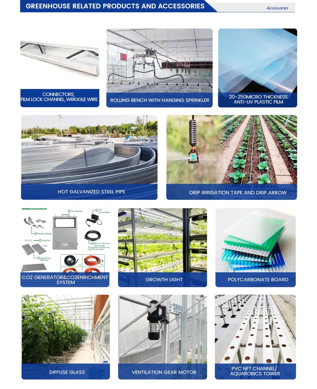 Insulating/Single Layer Toughened/Intelligent/Glass Greenhouse with Internet of Things for Farm/Aquaculture/Livestock Breeding/Ecological Restaurant