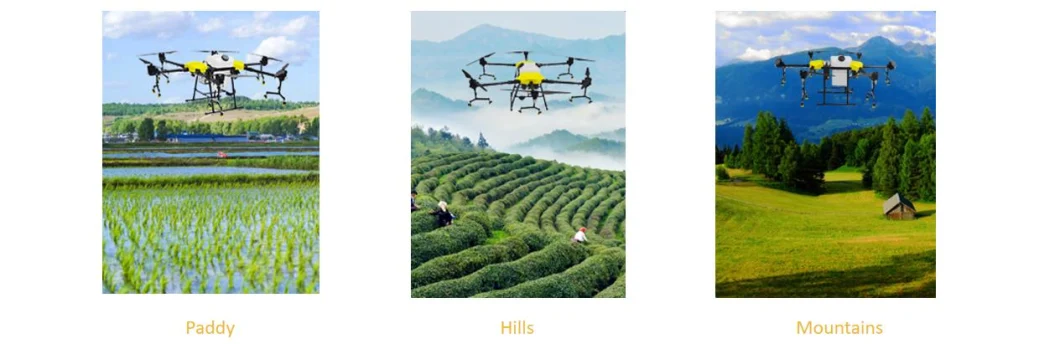 Jt30L-606 Agricultural Crop Spraying Drone 30lt Fertilizer Spraying Drone with Atomizing Nozzles