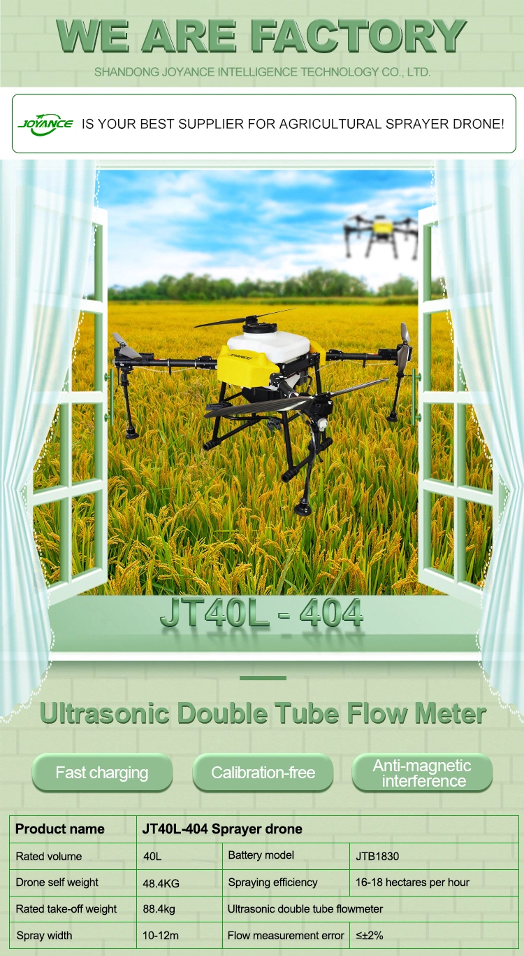 Multi-Purpose Dron Joyance Fumigar 40 Liters Agri Agro Crop Sprayer Agricultural Spraying Dron Mexico Price Farmer Agriculture Drone Sprayer