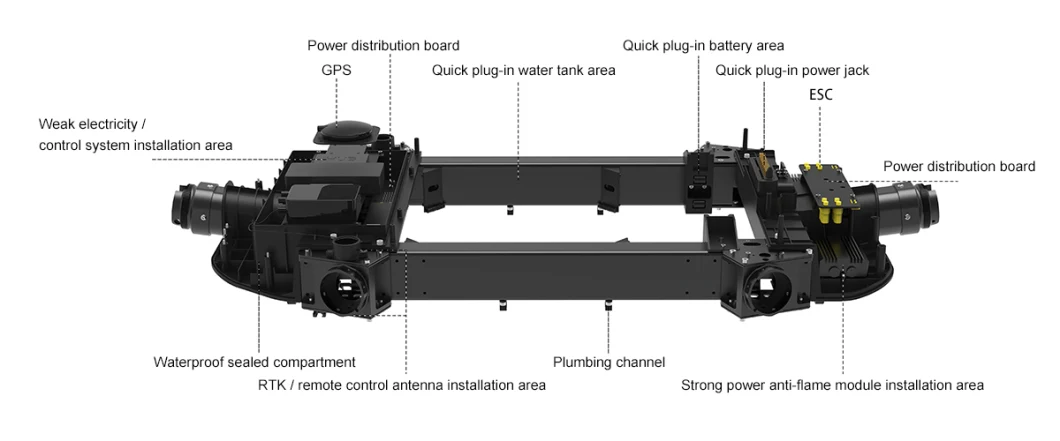 4-9m Spray Width 8-12ha/Hours Efficiency Irrigation Drone 30L Agricultural Sprayer Agriculture Drone Price