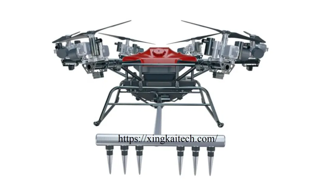 Drone Factory Vertical Jet 10X Optical Zoom HD Visible Light 640 Infrared with Temperature Measurement Aluminum Alloy Firefighting Drone