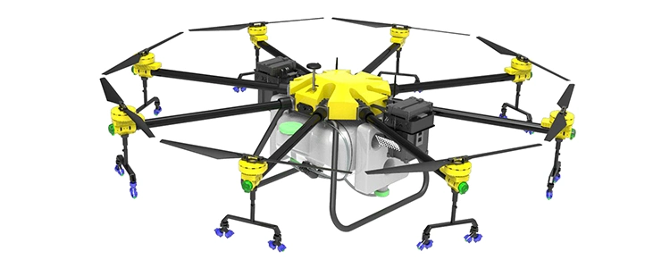 72L Night Flight LED Light Agricultural Spraying Spreading Uav Multi-Axis Agriculture Drone