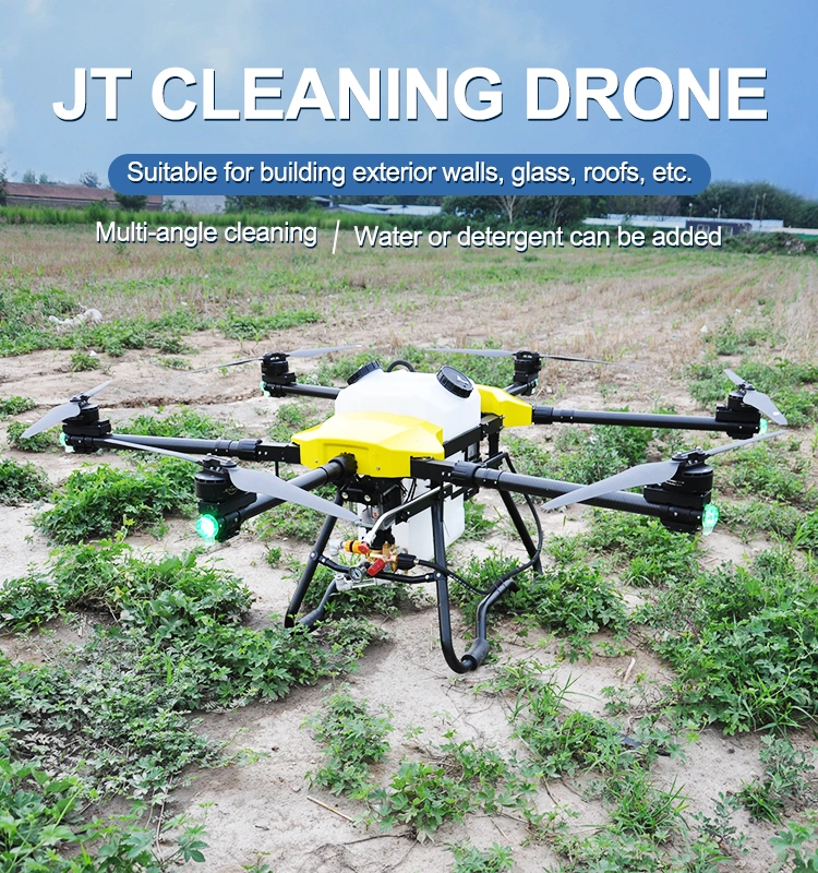 Flying at a Height of 2000 Meters High-Rise Building Cleaning Water Spray Cleaning Machine Washing Drone with Factory Price From Joyance Tech