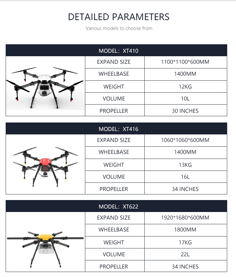 60 Litre Drone Agriculture Drone Uav Spray for Spraying Made in China