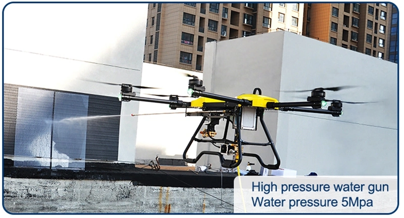 Flying at a Height of 2000 Meters High-Rise Building Cleaning Water Spray Cleaning Machine Washing Drone with Factory Price From Joyance Tech