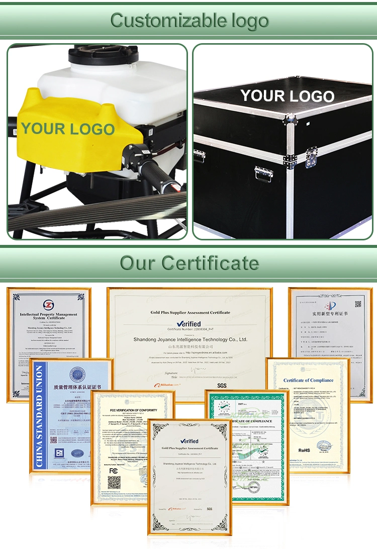 30liter Crop Fumigation Dron Spraying Pesticide Fertilizer Price with Camera for Colombia/Mexico/Peru/Chilie/Brazil