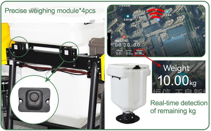 Joyance 40liter Agricultural Fumigation Drone Spraying and Spreading 2 in 1 Function, Record Break Point Smart Farming Pesticides Spraying Machine