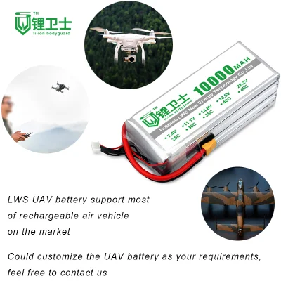 Влс большой промо Ep Drone аккумулятор 10000mAh 22000mAh 14,8 V - 22,2 млрд. V 2s 4s 6s 25c 35c Lipo аккумулятор для Бла Drone сельскохозяйственных опрыскивателя