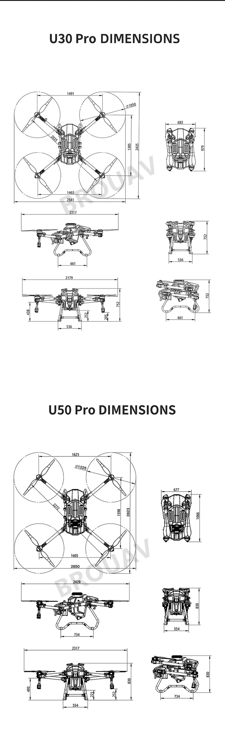 Unid Drone Fertilizer Sprayer Cost for Agriculture Price