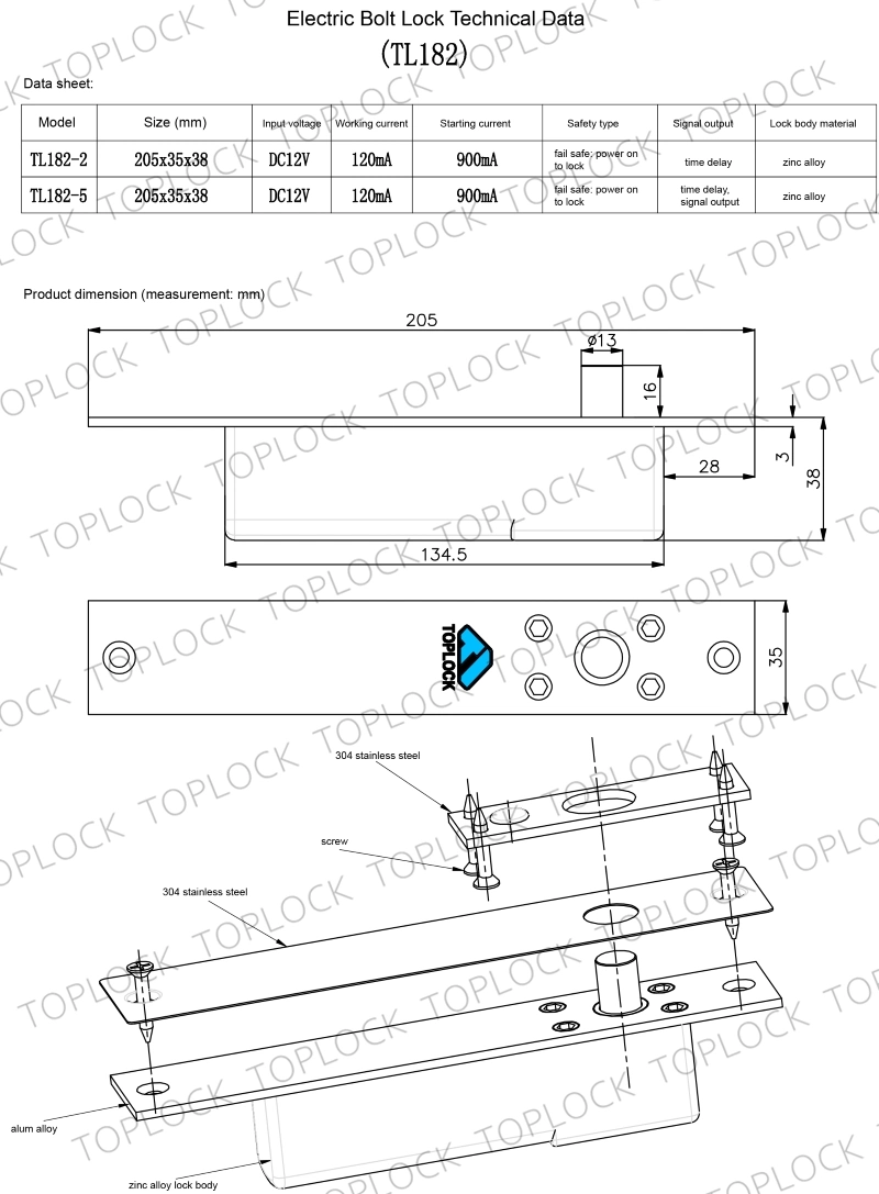 Passking 2.5 Million Life Test Electric Plug Lock