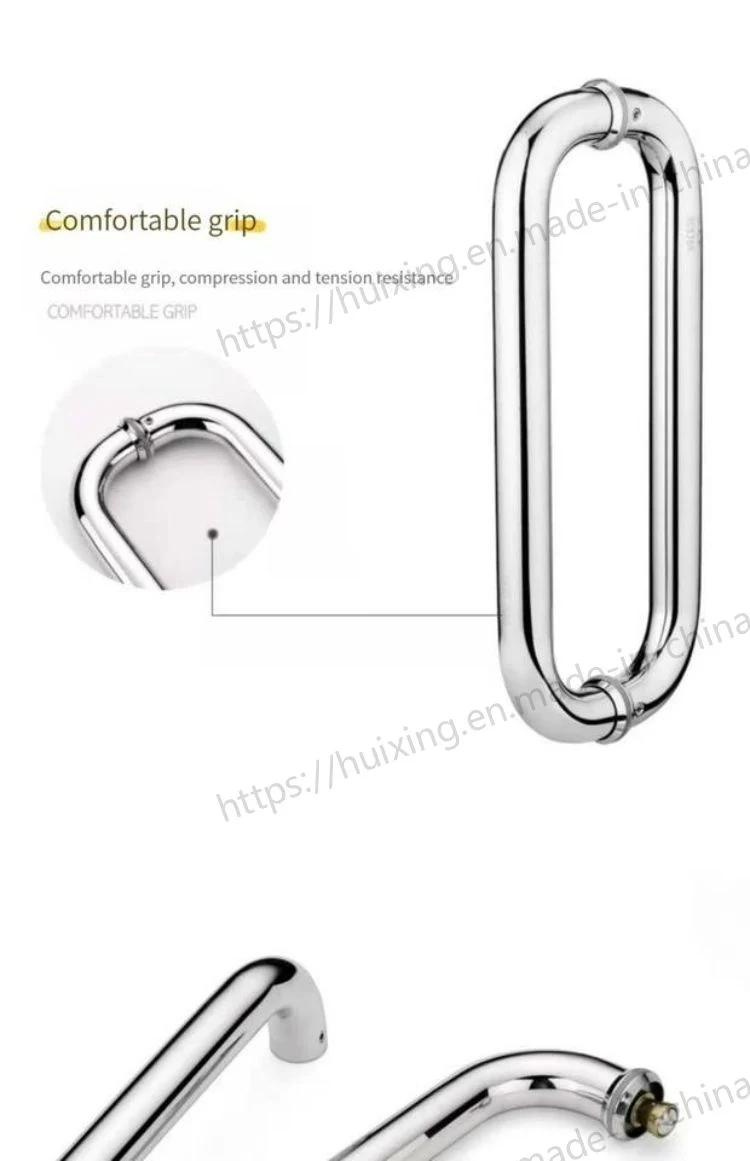 O Type Classic Commercial Slide Bathroom Shower Interior Pull Glass Door Handle