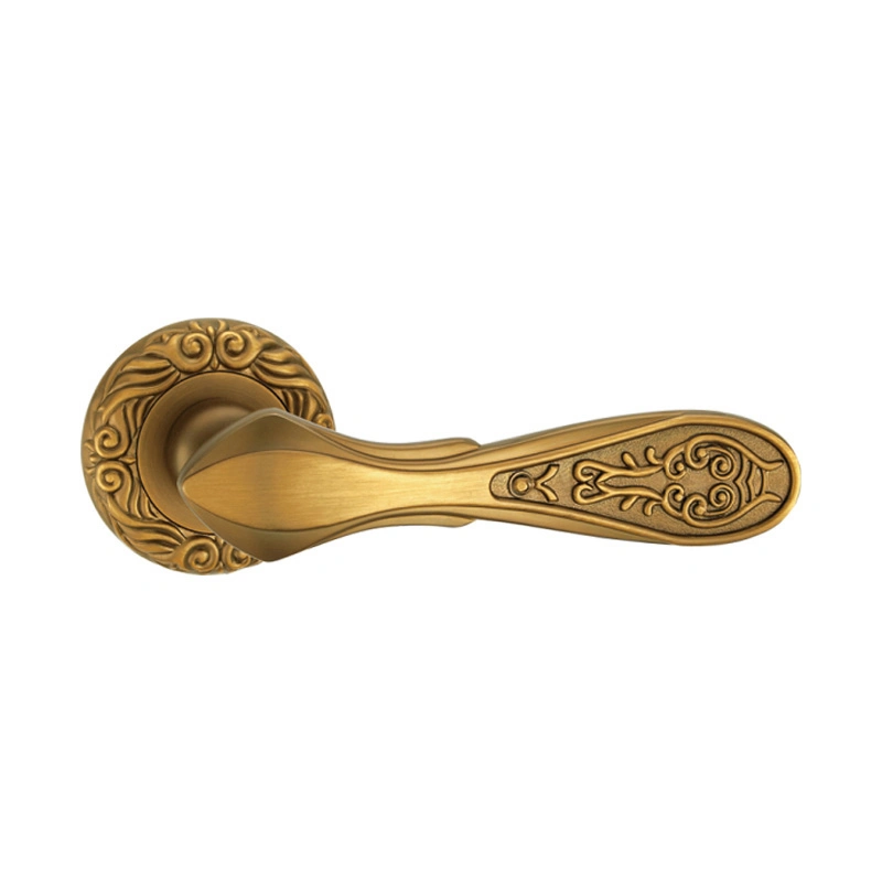 China Manufacturer Solid Durability Type Zinc Alloy Door Lever Handles