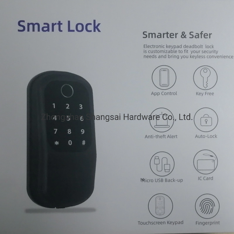 Keyless Entry Keypad Deadbolt Lock Smart Lock for Front Door