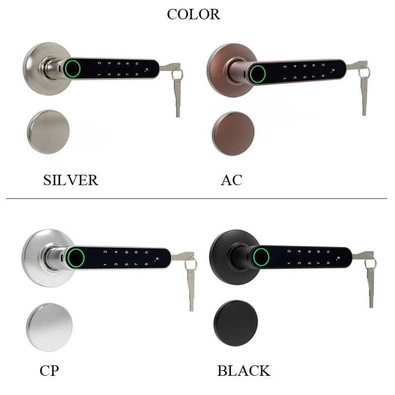 Tuya Bluetooth APP Rossette Digital Lock with 55X72 Lockbody